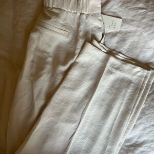 a new day Cream Elastic-Waist Wide Pants